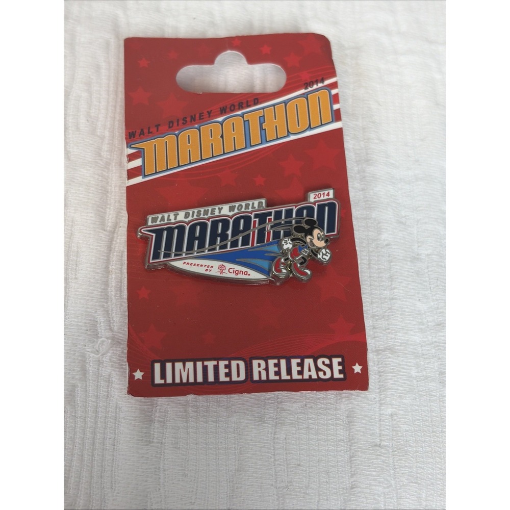 Walt Disney World 2014 Marathon Presented By Cigna Limited Release Mickey Pin